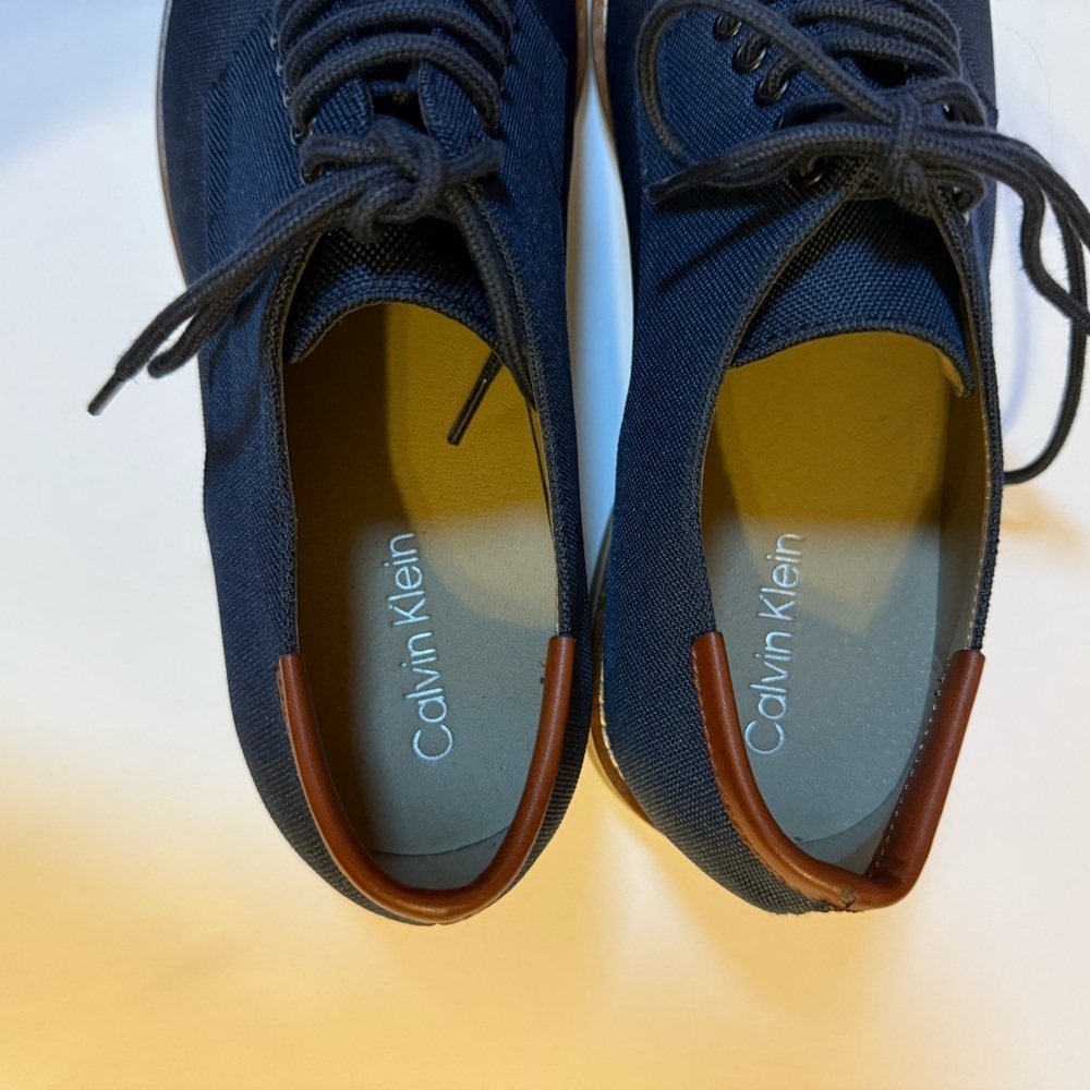 Calvin Klein Men's Navy Shoes Size 8 Adeso Oxford - Picture 5 of 6